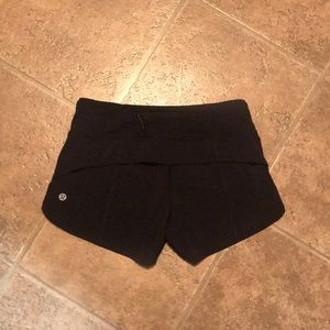 black lulu lemon shorts!